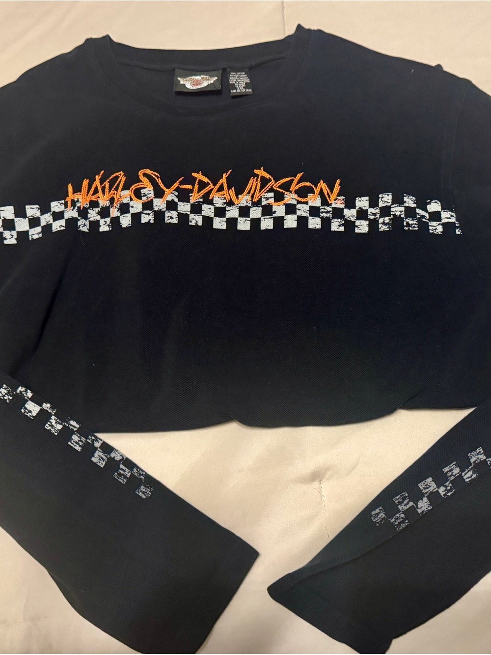 Harley-Davidson Black Tee with Winged Bar & Shield Logo